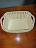 首饰盒仿藤编桌面饰品杂物收纳厨房储物筐零食收纳浴室洗澡收纳框 2个装 实拍图