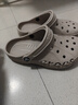 CROCS卡骆驰洞洞鞋贝雅男鞋女鞋轻便耐磨一脚蹬拖鞋休闲鞋|10126 卵石色-2V3 36 /37(220mm) 实拍图