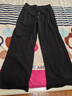 浪莎冰丝棉阔腿裤女春夏薄款防蚊防晒女裤直筒显瘦高腰垂感休闲裤子女 实拍图