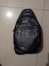【京东物流】春夏新款真皮触感胸包男女书包时尚单肩斜挎包背包 单层- 黑色 实拍图