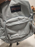 JANSPORT杰斯伯书包轻便双肩包男女旅行包简约背包电脑包学生校园 4QUT7G7雾霾蓝-侧边袋 实拍图