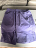 361°儿童短裤夏季男女童3-12岁透气运动裤梭织五分裤 紫 130 实拍图