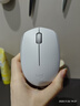 罗技（Logitech）M172鼠标 无线鼠标 办公鼠标 左右手适用 双侧防滑纹理 带无线2.4G接收器 珍珠白 实拍图