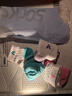 kawasaki川崎羽毛球袜袜子男毛巾底运动短袜6323（三双装)  白白灰 均码  实拍图