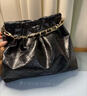 CHARLES&KEITH柔软拉链式褶皱单肩包腋下包包女包女士生日礼物CK2-40782472 Silver银色 S 实拍图
