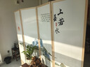 祥朗实木屏风隔断玄关现代简约可移动折叠家用遮挡帘客厅新中式推拉 上善若水 2米高X0.5米宽一扇 实拍图