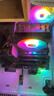 九州风神（DEEPCOOL）玄冰400V5ARGB CPU散热器附带硅脂（镀镍4热管/无内存干扰/ARGB灯光同步/AG400ARGB） 实拍图