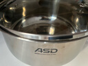 爱仕达（ASD）汤锅 304不锈钢小汤锅 蒸锅复底炖煮锅 20CM燃气电磁炉通用奶锅B1 实拍图