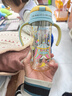 贝亲（Pigeon）自然成长翻盖直饮吸管 大童奶瓶330ml 马戏团 18月+ AA279 实拍图