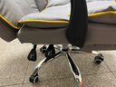 奥伦福特 电脑椅办公椅子电竞椅家用人体工学椅老板椅主播靠背椅皮革转椅 工学椅-灰+搁脚+乳胶【二代】 实拍图