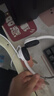 电音DT326 耳机头戴式电脑儿童英语听力听说考试用学习网课录音耳麦口语台式电脑 3.5mm圆孔双插头白色 实拍图
