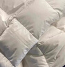无印良品100%白鹅羽毛绒丝被子秋冬被约5斤【填充1600g】150*200cm扭花白 实拍图