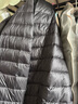 网易严选90鸭绒轻薄羽绒服保暖0压感排骨羽绒内胆防泼水蓄热抗菌外套 A款25秋冬90鲜绒立领-森野绿 XL 实拍图