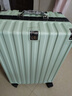 双星（doublestar）行李箱28寸大容量箱登机箱拉杆箱20寸男女铝框旅行箱密码皮箱子 豪华铝框款（薄荷绿）  26寸（返乡返校旅行，可坐人） 实拍图
