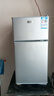 YZR小冰箱家用小型出租屋宿舍双门冷藏冷冻大容量1级节能省电冰箱 139银双门【自动除霜3天1度电】高80cm 实拍图