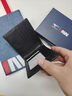 七匹狼（SEPTWOLVES）钱包男士真皮正品短款钱夹2025新款皮包头层牛皮夹爸爸卡包证件包 金盾狼标-黑色【专柜礼盒】 实拍图