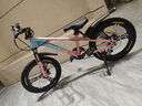 凤凰山地自行车男女变速山地车碟刹青少年儿童自行车学生单车 星际 蓝粉【变速+三刀轮】 20寸【适合125-160cm】 实拍图