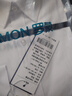 罗蒙（ROMON）纯色商务职业正装男士白衬衫工装外套长袖衬衣男CS108白色XL 实拍图