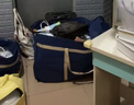 百草园搬家打包袋装棉被子的行李袋编织袋衣物衣服收纳袋神器180L蓝2只 实拍图