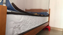 海马亦言床垫 席梦思天然乳胶椰棕独立弹簧五星级十大酒店双面加厚品牌 护脊D款：羊绒面+椰棕+独立弹簧 1.2x1.9米 实拍图