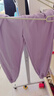 水孩儿（SOUHAIT）童装男童女童加绒厚裤子2025冬季新款儿童一体绒长裤百搭休闲裤 甜紫色SHTDND05CK793V31 150 实拍图