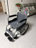 鱼跃(yuwell)轮椅车H051折叠老人轻便旅行手推车钢管免充气胎代步车 实拍图