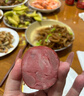 波尼亚（BERNIA）1号青岛老火腿腱子肉火腿 山东青岛特产熏烤大火腿肉肠下酒菜即食 【单支礼盒装】1981老火腿300g*5 实拍图
