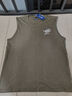 回力（Warrior）背心男纯棉美式复古潮流无袖宽肩男士运动健身篮球砍袖百搭打底衫 【纯棉透气】-灰绿#HL绿笔刷 XL 实拍图
