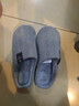 洁丽雅棉拖鞋女秋冬季室内家居防滑保暖拖鞋厚底毛毛女士家用男棉鞋外穿 浅灰 40-41 (适合39-40码) 实拍图