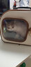 华元宠具（hoopet）猫咪外出拉杆箱透气出行宠物双肩包大容量成猫幼猫便捷手提箱猫包 电视机猫包（不带拉杆） 适用25斤内宠物 实拍图