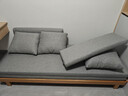 源氏木语 北欧实木沙发床小户型多功能折叠床客厅两用推拉床 【原木色】山毛榉-雾灰椰棕垫 1970*（820-1515）*220沙发床 实拍图
