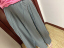 半身裙子女夏季2025新款山本文艺法式收腰中长款学院风大摆伞裙子 奶茶灰【山本裙】 均码 （80-140斤） 实拍图