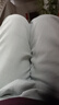 亚棉阔腿裤纯色夏季女装新款九分垂感大脚休闲裤女棉麻宽松裤子女 阔腿裤灰色 XL （100-115斤） 实拍图