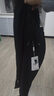 棉致休闲裤男士秋冬季休闲百搭宽松户外保暖加绒 黑色平口加绒 2XL 实拍图