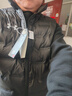 安德玛男羽绒服马甲秋冬季白鸭绒外套立领坎肩背心保暖防风轻薄款时尚潮 黑色 3XL 165-180斤 实拍图