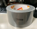 得力（deli）强力布基胶带 高粘耐磨防水胶带 48mm*10m*230μm 地毯固定管道修补防台风密封 银灰色1卷 52001 实拍图