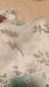 全棉时代纯棉新生婴儿连体衣服抗菌纱布满月宝宝春夏 繁花似锦 66码 实拍图