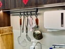 宜家（IKEA）HULTARP胡尔塔普钢制挂杆厨房墙面收纳神器耐用置物架 黑色挂杆60cm+挂钩 实拍图