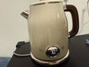 美的（Midea）艺术家电热水壶  烧水壶自动断电保温一体  1.6L大容量电热水壶 316L不锈钢恒温壶 精准控温 63-Q 实拍图