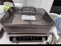 美的（Midea）电火锅钛陶0氟多功能锅不锈钢蒸锅鸳鸯火锅专用锅超薄速沸多功能一体电锅煎烤料理锅DLS332266S 实拍图