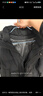 鸭鸭（YAYA）王一博同款冰壳3.0冬季新款羽绒服男女长款过膝极寒加厚保暖外套 青光黑色 M 170/88A 实拍图