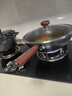 康巴赫炒锅不粘锅仿生抗菌铁锅家用平底炒菜锅【厨房好物】 【0涂层免开锅】 32cm 实拍图