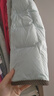 坦博尔轻薄羽绒服女短款翻领宽松舒适衬衫式女士外套330226D 晴山蓝155 实拍图