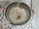 美厨（maxcook）玻璃盖炒锅盖 304不锈钢包边煎锅盖火锅盖蒸锅盖30cm MCPJ9647 实拍图