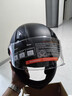 梦多福摩托车头盔夏季透气新国标A类3C认证男女士电动车双镜片机车赛车全盔电瓶车防晒安全帽四季通用 【夏季防晒+多风道设计】雅墨黑+赠四季围脖 均码偏大(58-62) 实拍图
