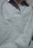 GLM长袖t恤男春秋季翻领长袖polo衫男简约运动上衣打底衫男装浅灰2XL 实拍图
