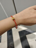周生生【细绳】黄金转运珠Charme串珠配绳3mm不锈钢绳男女 Y17 实拍图
