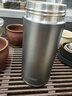 膳魔师（THERMOS）保温杯400ml男女陶瓷内胆泡茶咖啡水杯子学生生日礼物TCMV远黛 实拍图