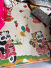爬行垫婴儿无毒无甲醛宝宝爬爬垫整张双面客厅家用儿童防滑地垫子 双面图案【150x150cm款式随机】 防潮隔凉（厚度1.5CM）折叠发货 实拍图