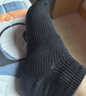 浪莎袜子男士纯棉五指袜100%棉袜抑菌透气男袜运动防臭袜分脚趾袜5双 男中筒-黑 5双 均码 棉男士五指袜 实拍图